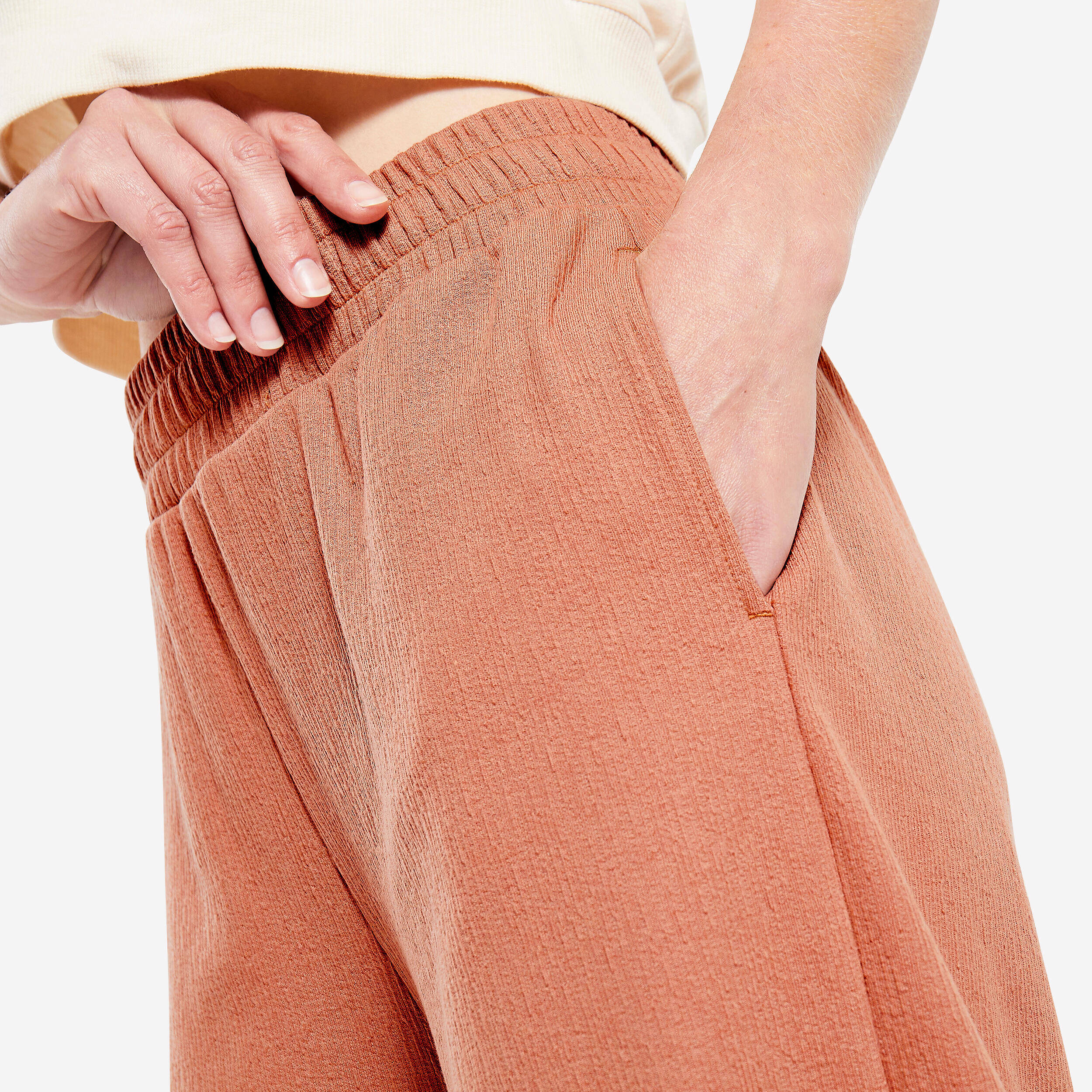 Women's Yoga Retreat Bottoms - Sepia Brown -  5