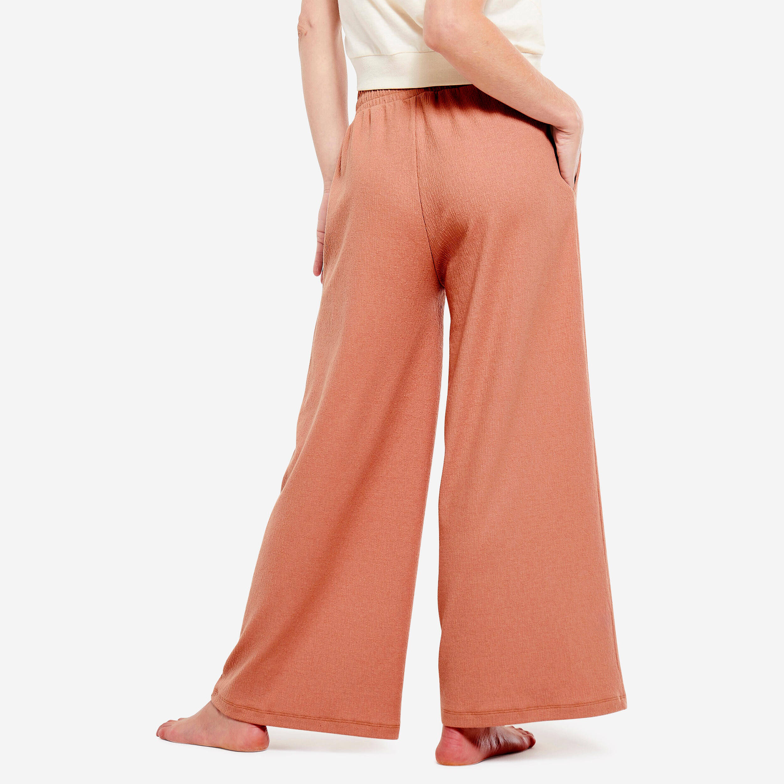 Women's Yoga Retreat Bottoms - Sepia Brown -  4