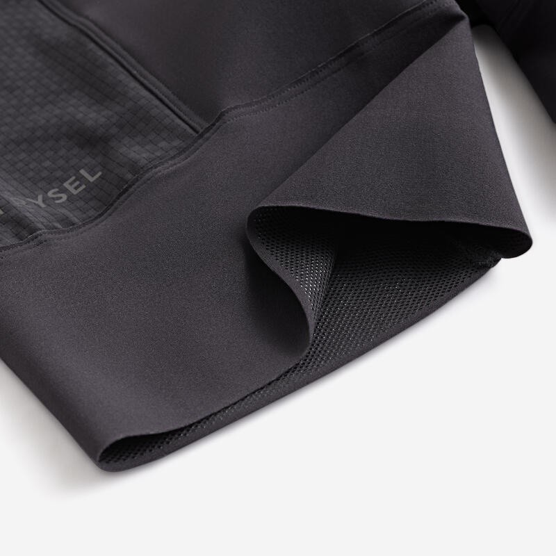 Cuissard de vélo de route sans bretelles femme endurance noir