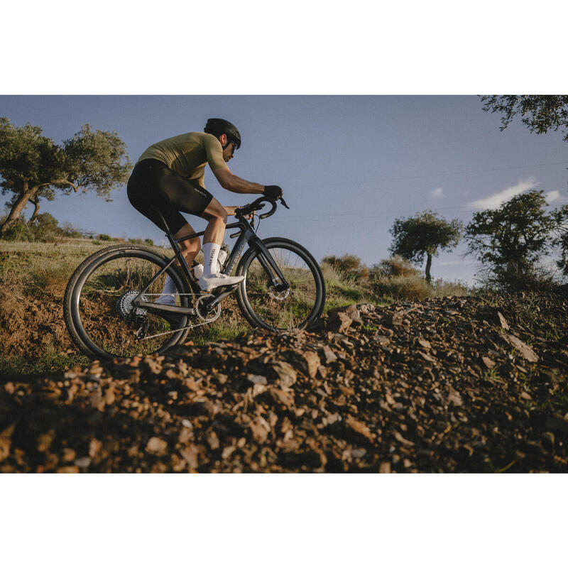 Bicicletă GRAVEL VAN RYSEL GCR SRAM RIVAL AXS Verde