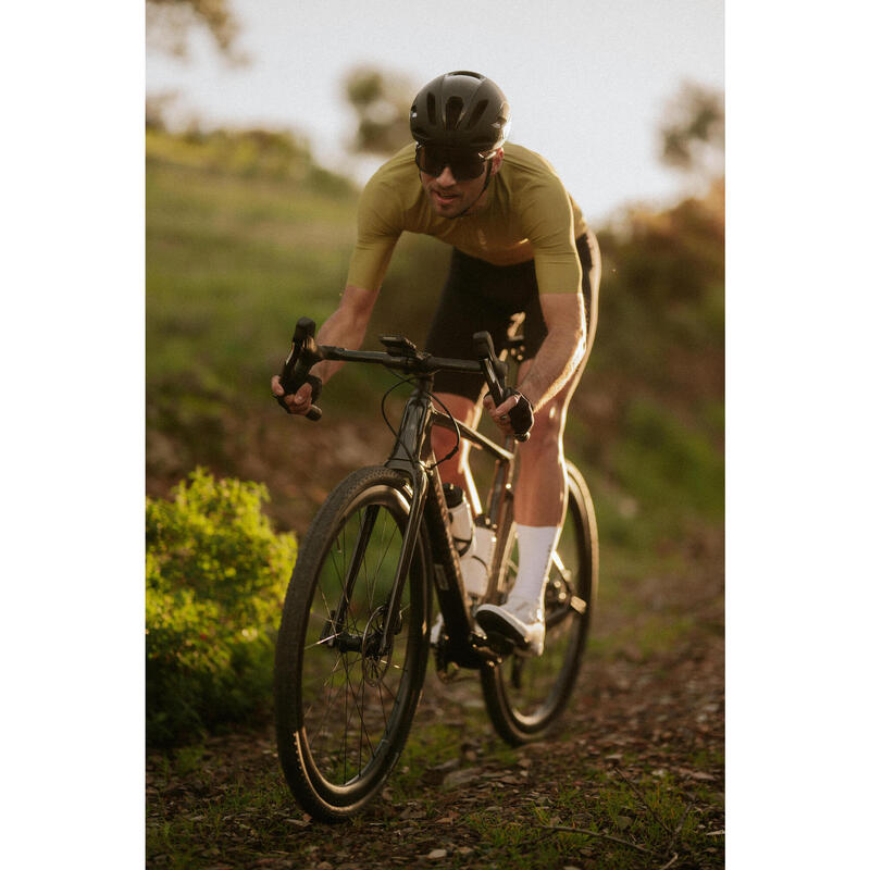 VELO GRAVEL VAN RYSEL GCR SRAM FORCE AXS XPLR CARBONE BRUT