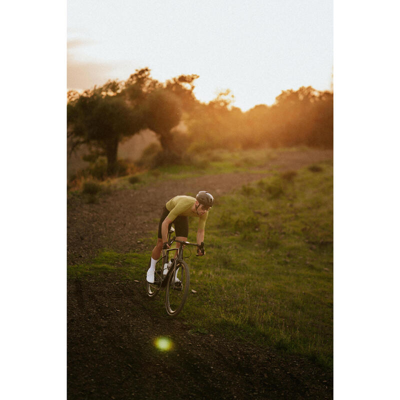 VELO GRAVEL VAN RYSEL GCR SRAM FORCE AXS XPLR CARBONE BRUT