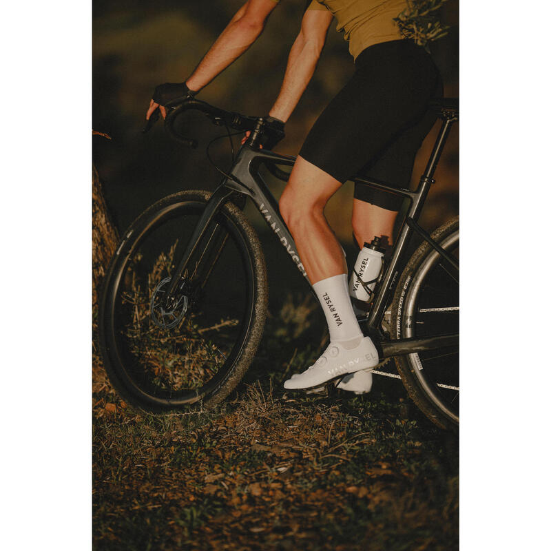 VELO GRAVEL VAN RYSEL GCR SRAM FORCE AXS XPLR CARBONE BRUT