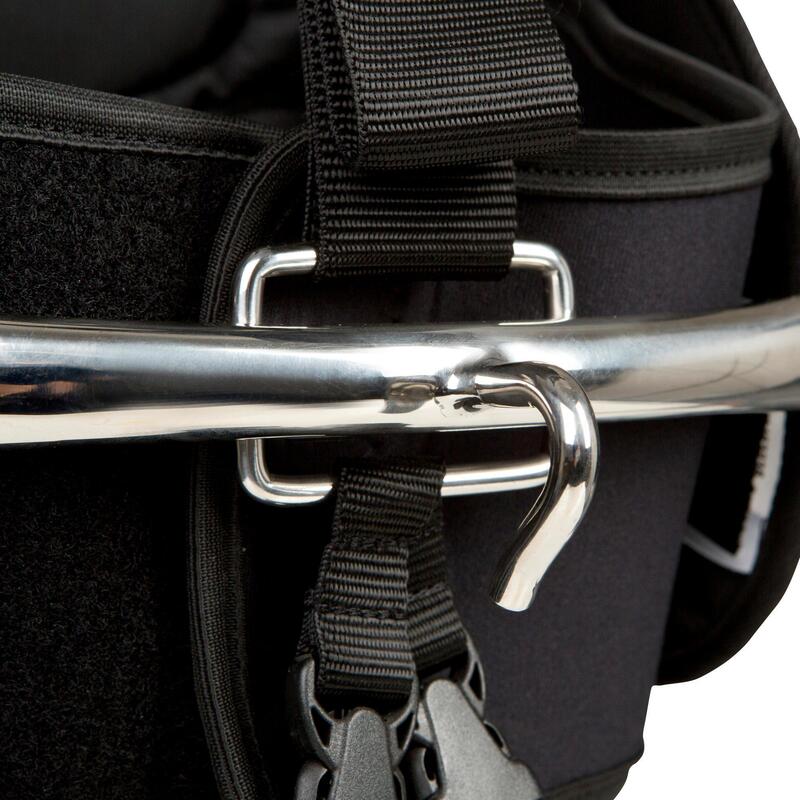 Ceinture de trapèze Voile Dinghy 500 noir/gris