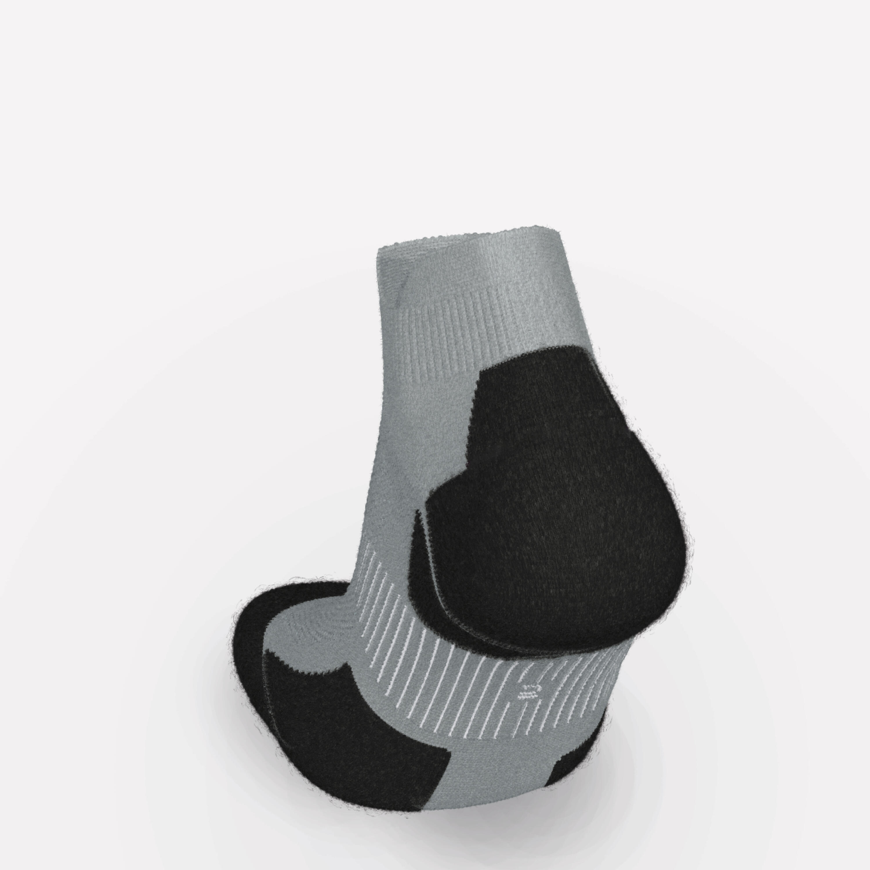 CALCETINES RUNNING RUN900 INVISIBLES GRIS 3/5