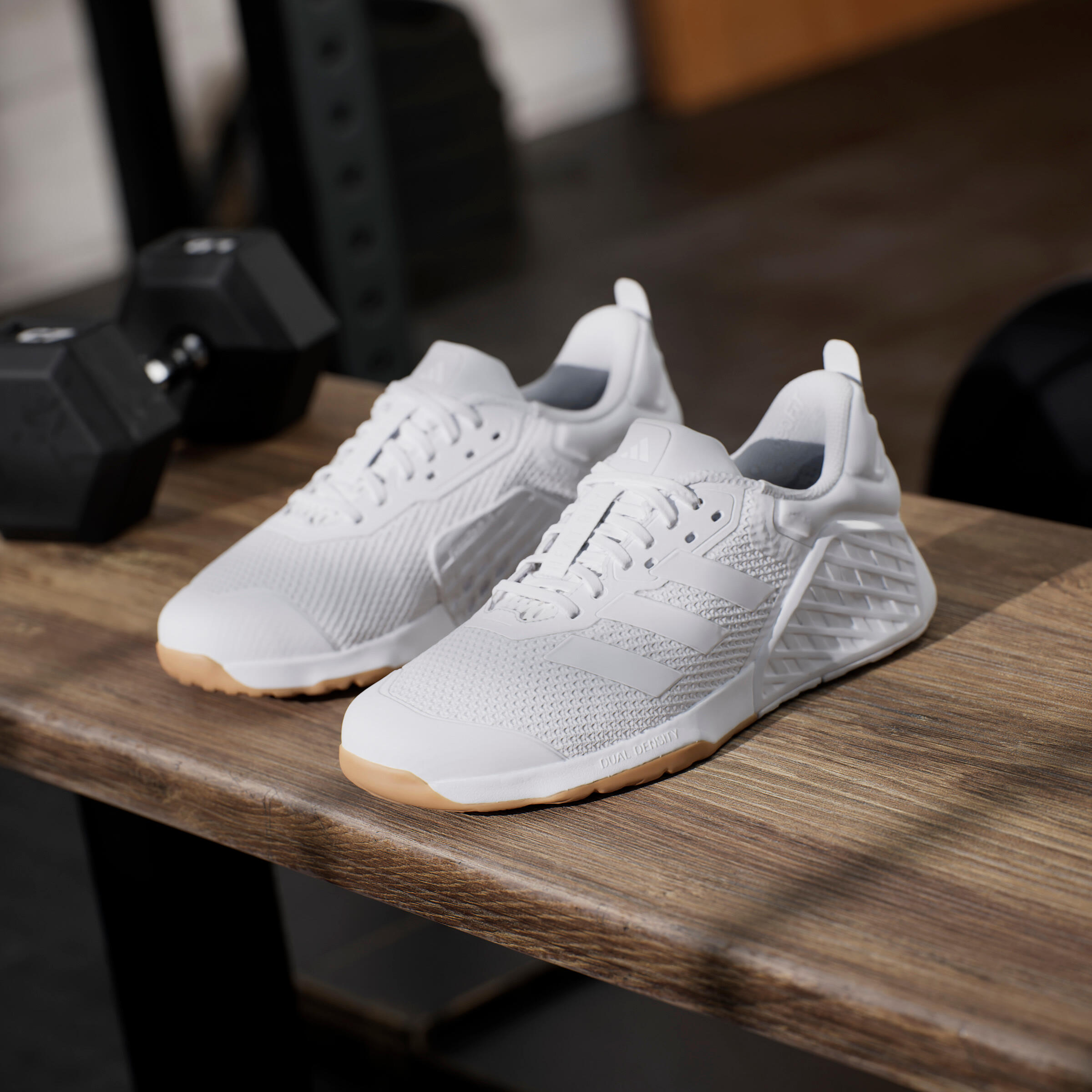 Sneakers ADIDAS donna palestra DROPSET bianche 10/12