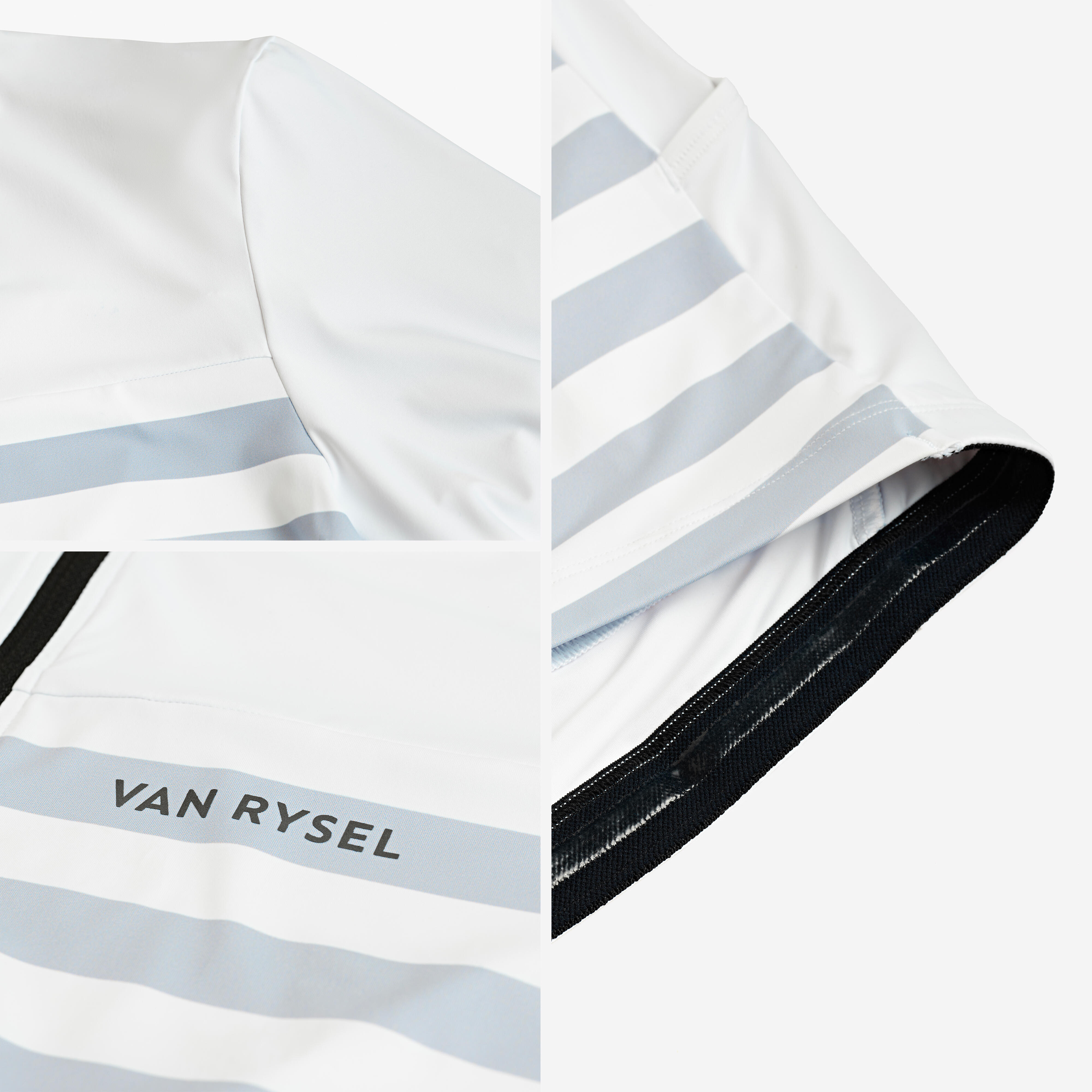 Maillot de vélo de route à manches courtes ajusté homme – EDR 2 - VAN RYSEL