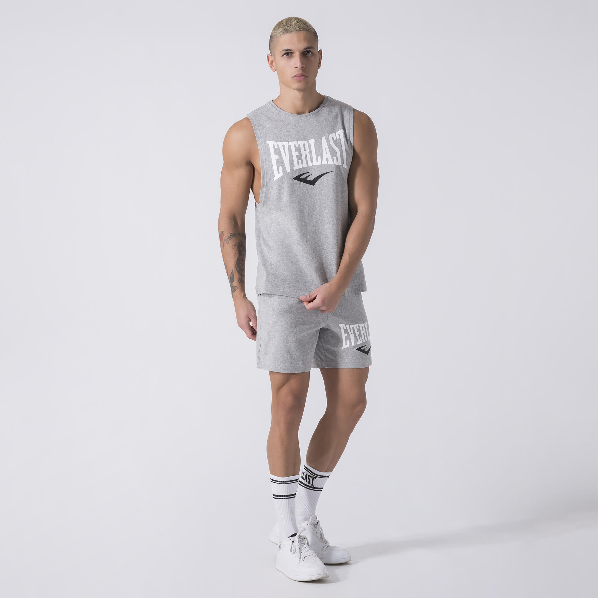 Debardeur de boxe everlast - gris 5/5