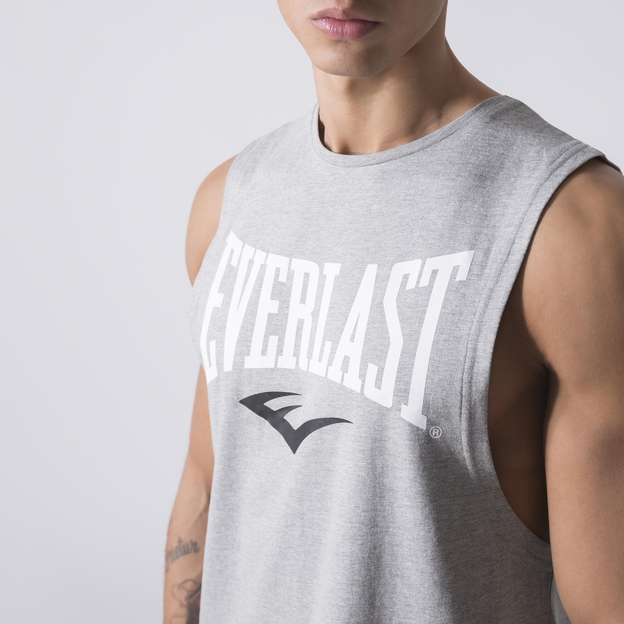 Camiseta Sin Mangas Boxeo Everlast Gris 2/4