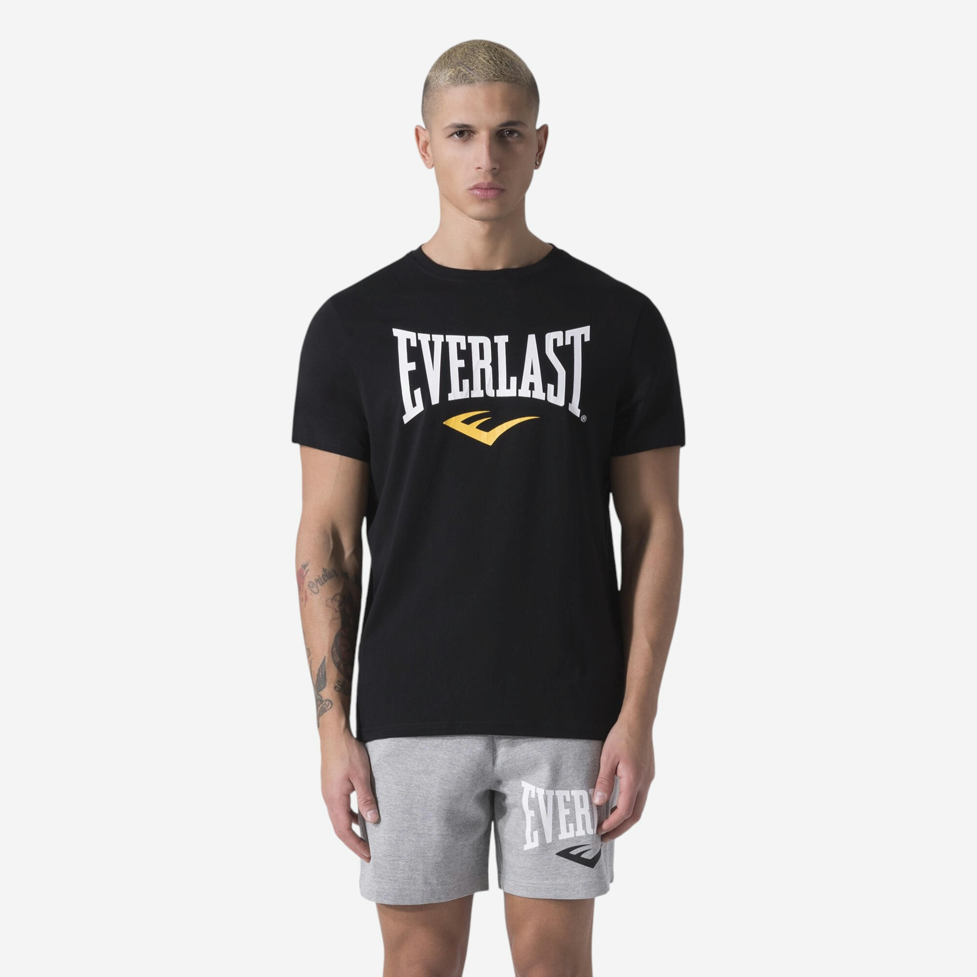 T-shirt everlast manches courtes -gris 25 - Boxe - EVERLAST- Clubs - Entreprises - Collectivités - Associations