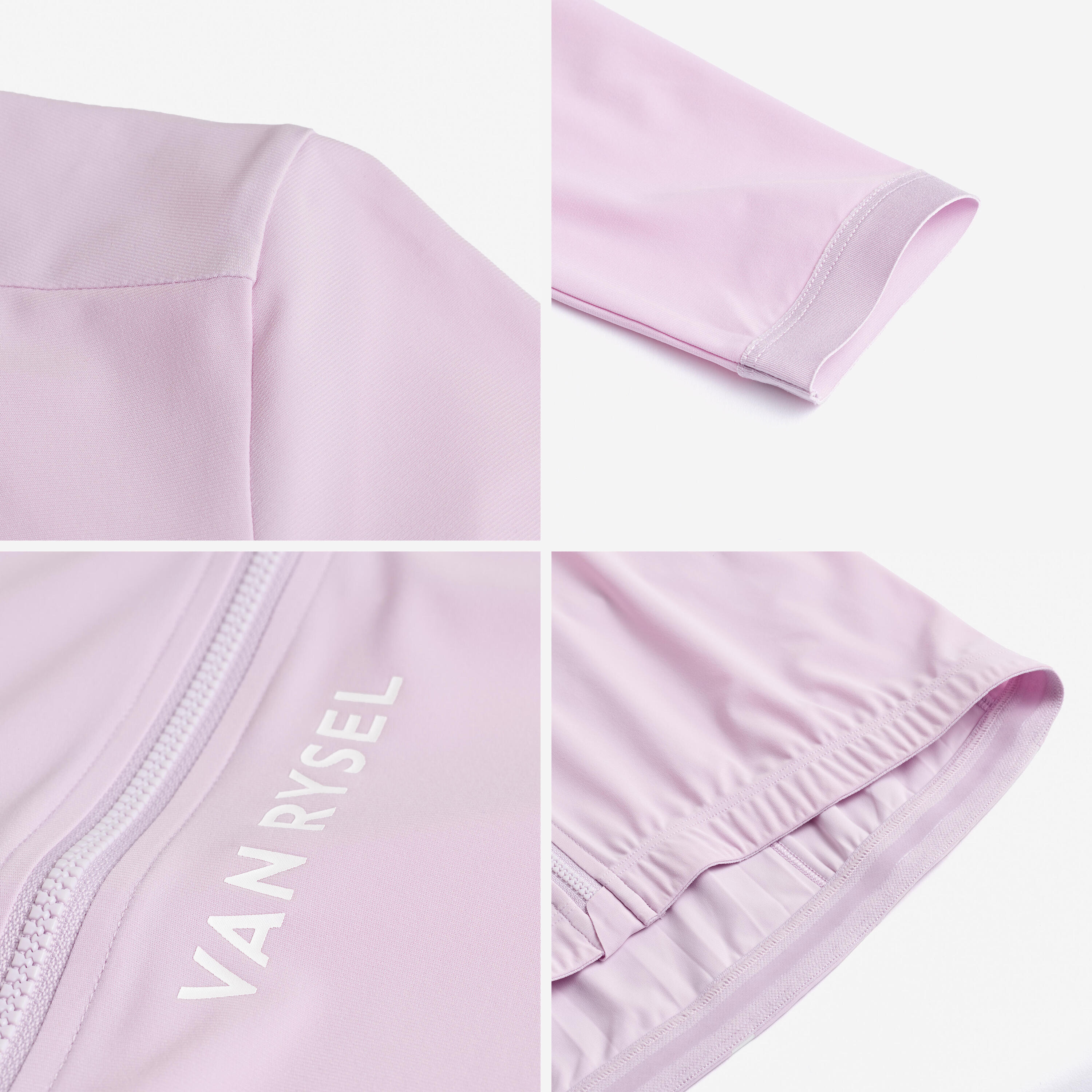 Maglia manica lunga ciclismo adulto unisex RCR 2 anti-UV lilla 8/9