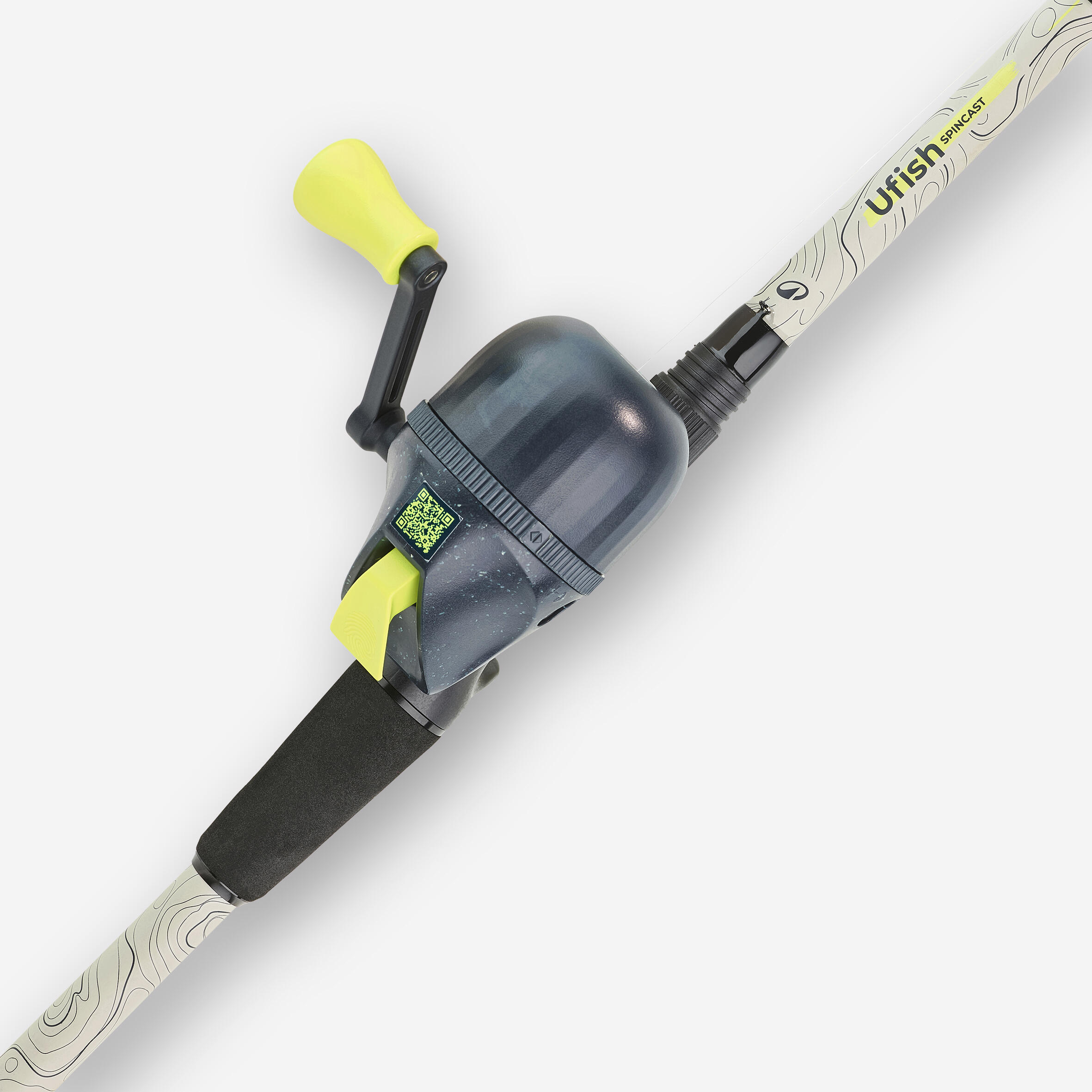 Canne à Pêche Baitcasting En Fibre De Verre - Qualité Pro - Marque Générique - NEUVE