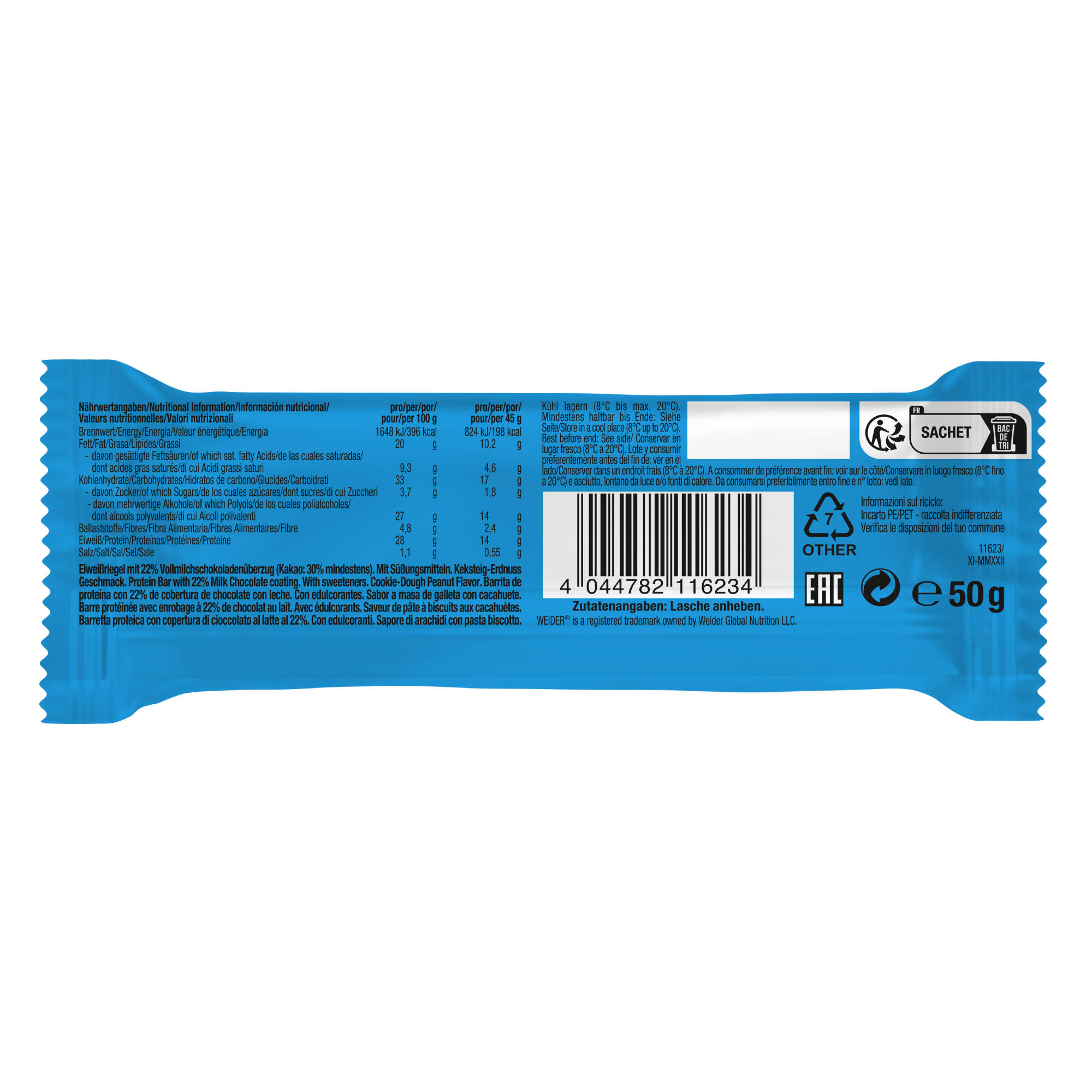 Barretta proteica cookie e arachidi, Joe's Soft Bar 50 g 2/3