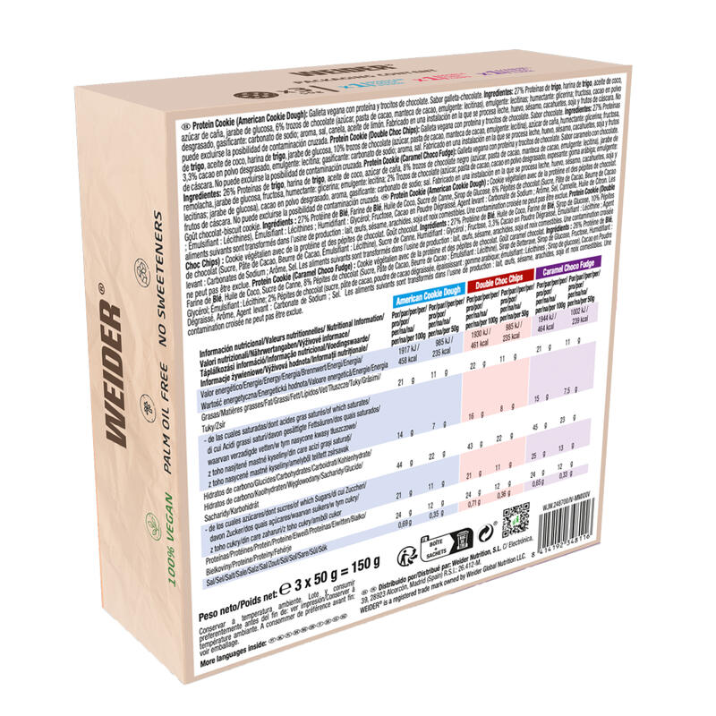Weider Cookie Mix 3x50grs