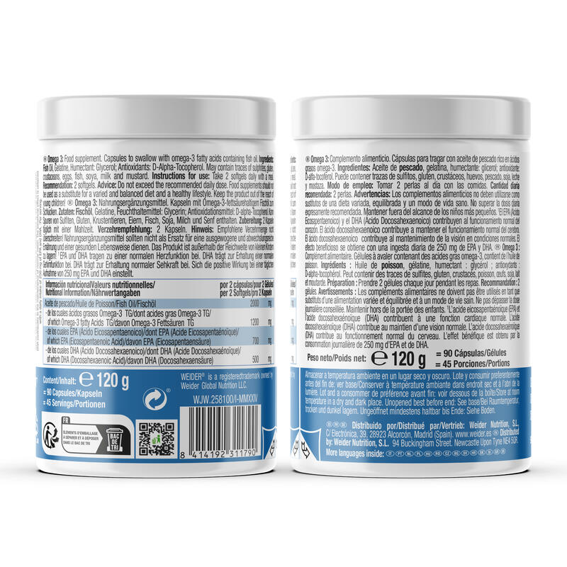 Doplněk stravy Omega 3 90 kapslí