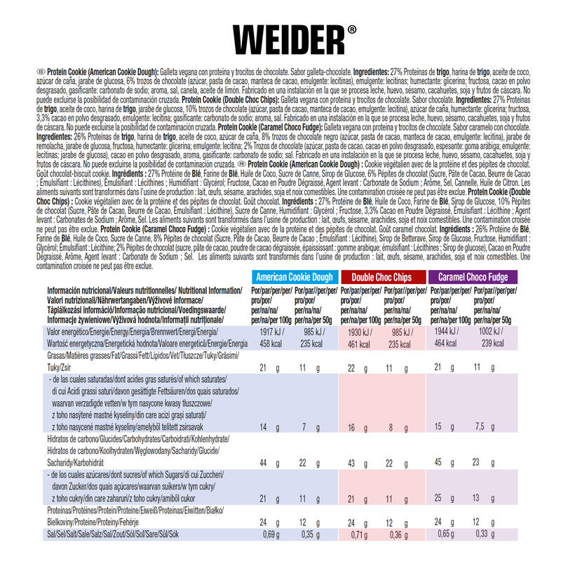 Weider Cookie Mix 3x50grs