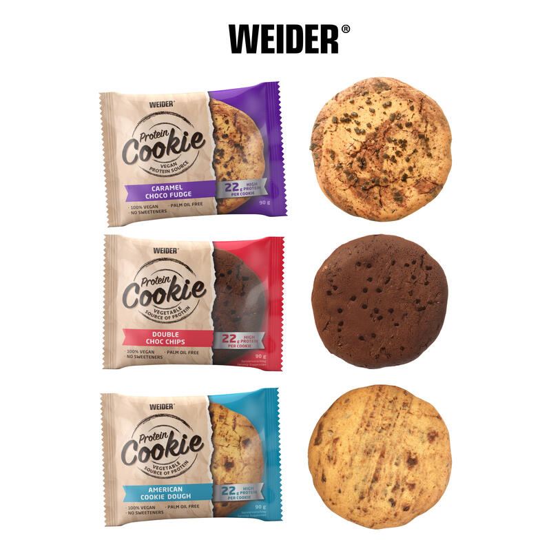Biscoito Weider Cookie Mix 3x50 g