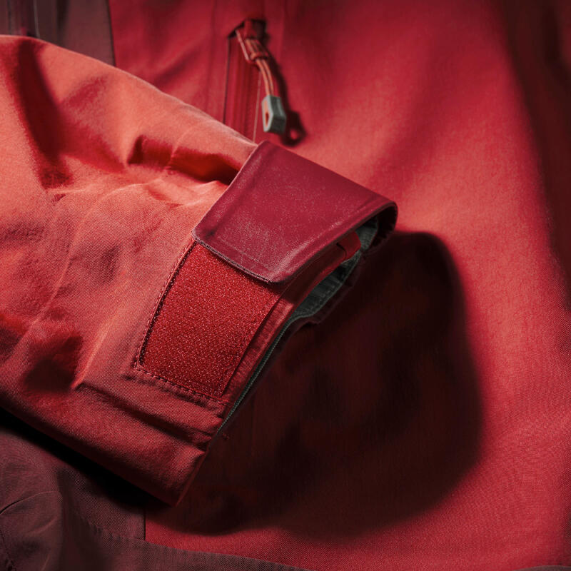 Regenjacke Bergsteigen wasserdicht Alpinism Evo Herren rot 