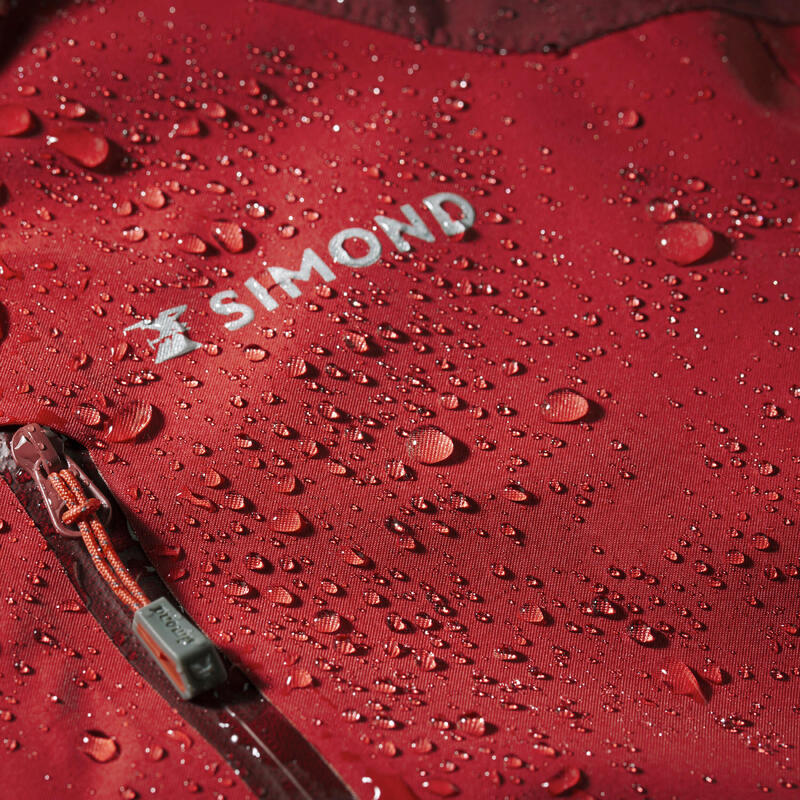 Regenjacke Bergsteigen wasserdicht Alpinism Evo Herren rot 