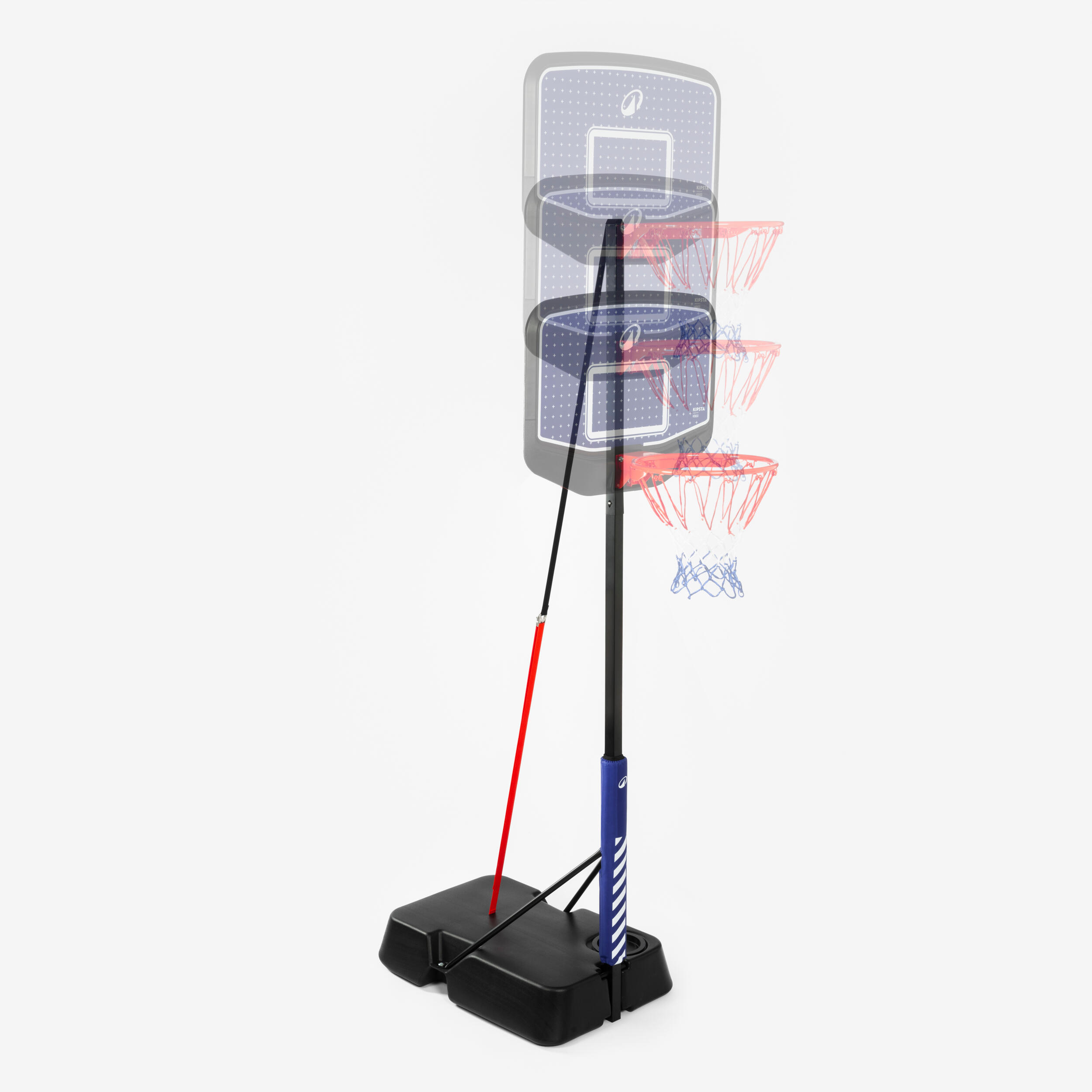 Basketbalpaal kind K900 Dunk V2 verstelbaar van 1,60 m tot 2,20 m blauw/zwart 2/11