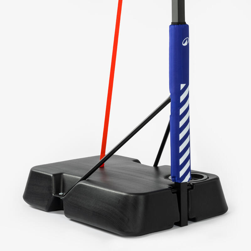 Tabela Basquetebol Pé Regulável Dunk Criança 1,60 m - 2,20 m K900 V2 Azul Preto
