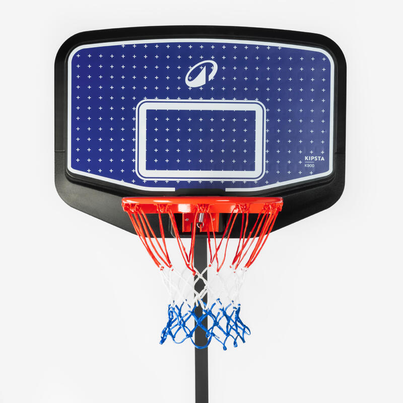 Tabela Basquetebol Pé Regulável Dunk Criança 1,60 m - 2,20 m K900 V2 Azul Preto