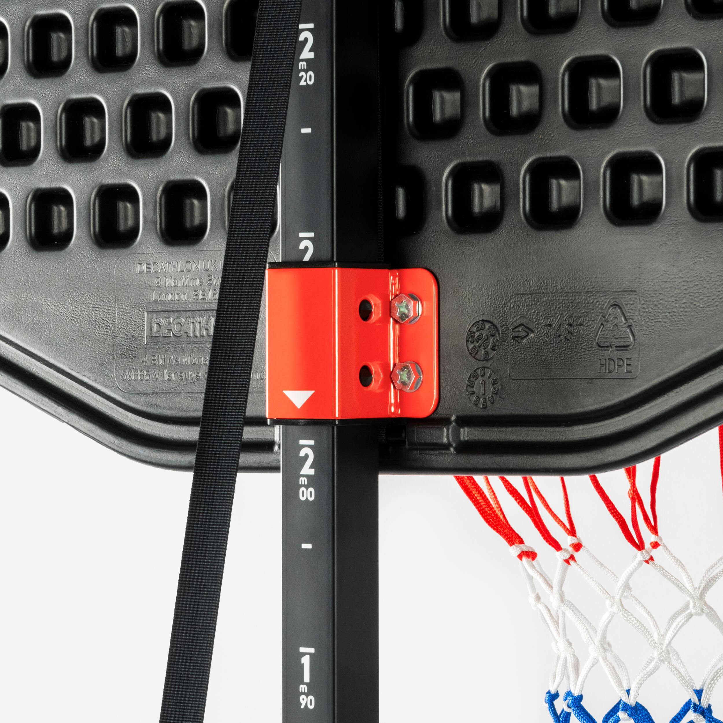 Panier de basketball sur pied ajustable 1,60 m à 2,20 m enfant, K900 V2 - KIPSTA