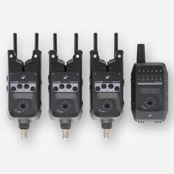 Coffret pêche de la carpe Xtrem 900 3 détecteurs de touche + centrale