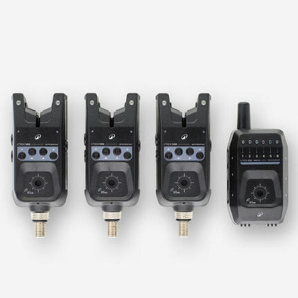 Kit Carpfishing Xtrem 500 3 Detectores Picada + Central