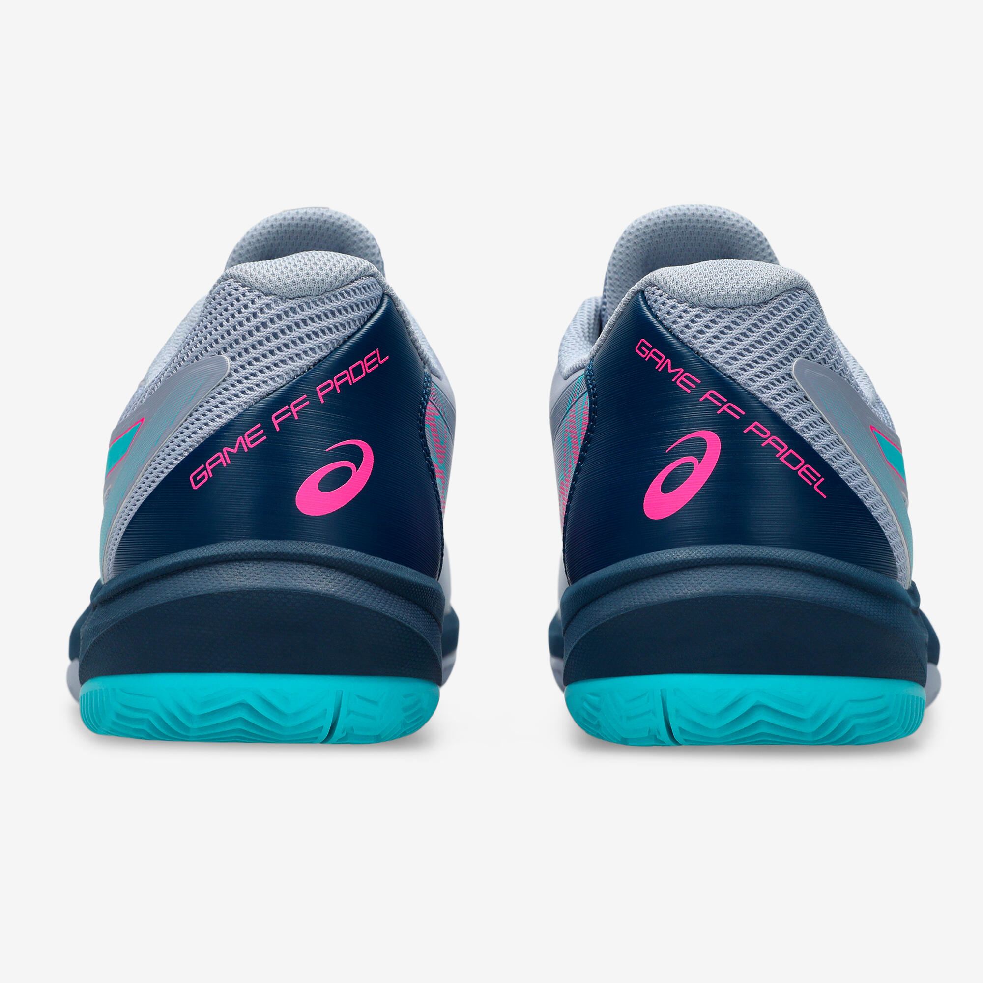 Padelschoenen voor heren Game FF grijs/blauw/roze 6/7