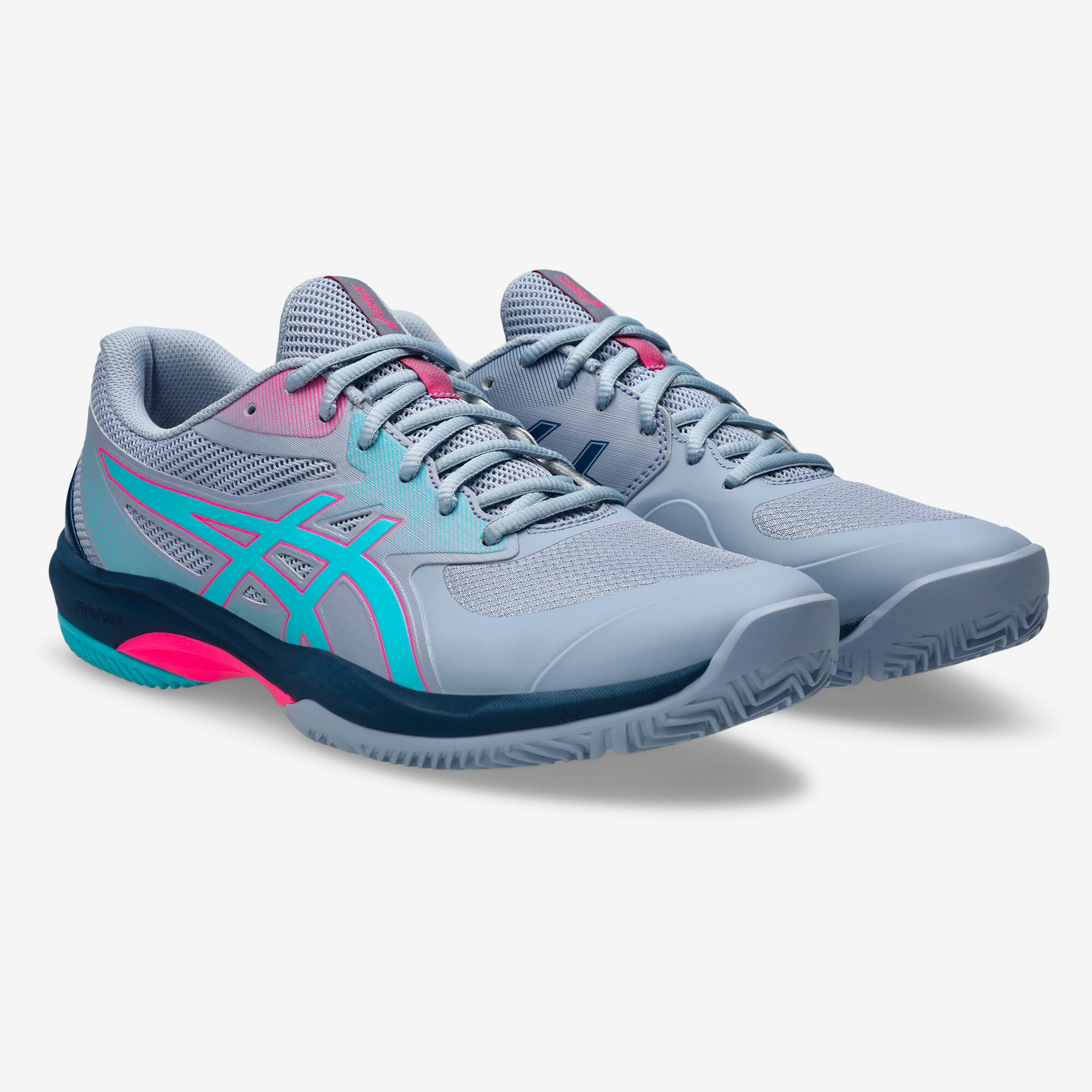 Padelschoenen voor heren Game FF grijs/blauw/roze 3/7