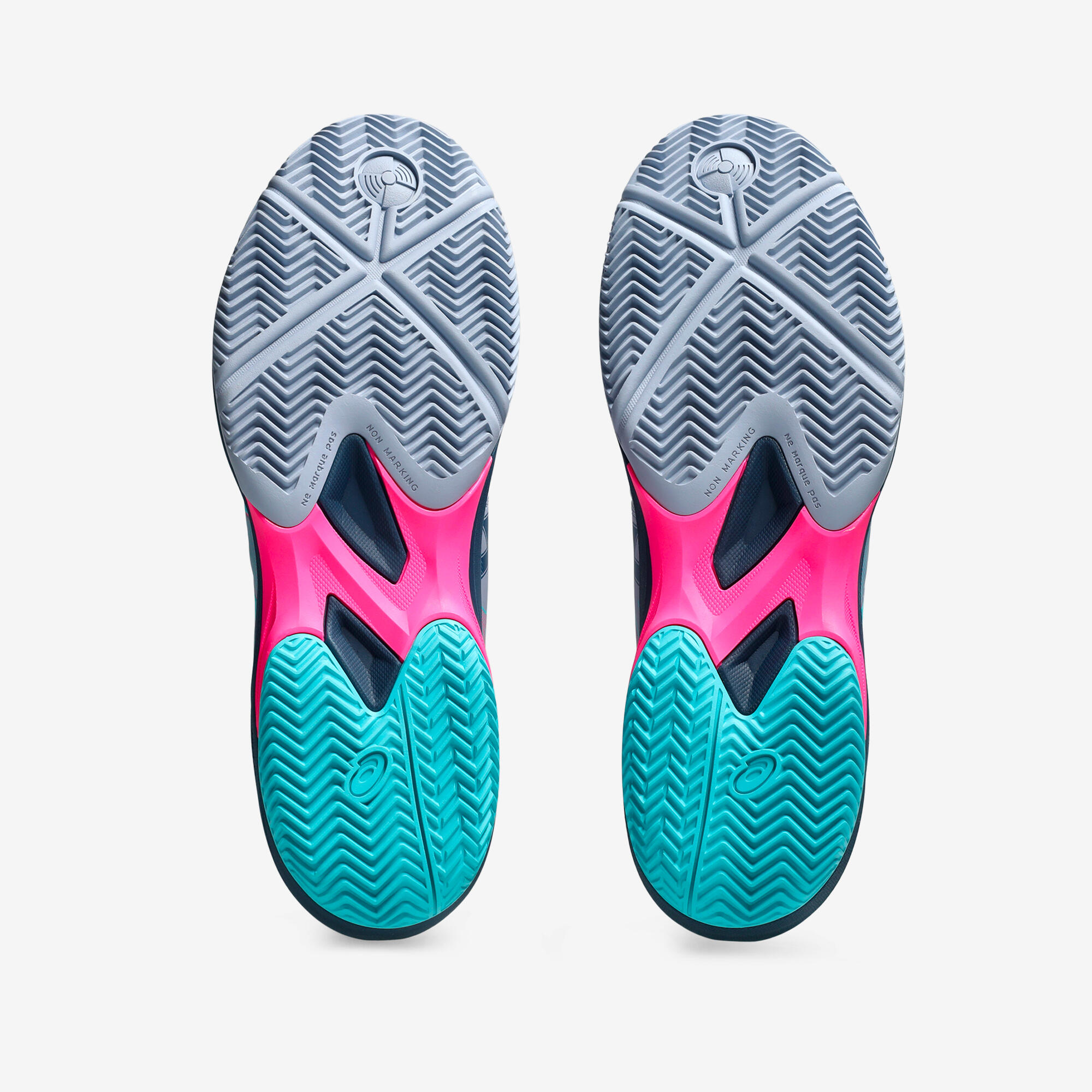 Padelschoenen voor heren Game FF grijs/blauw/roze 4/7