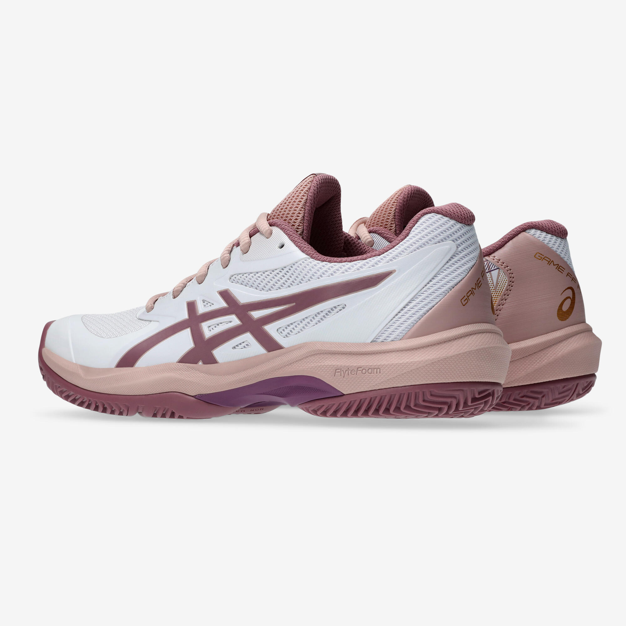Padelschoenen voor dames Gel Game 9 wit/roze/wit 5/9