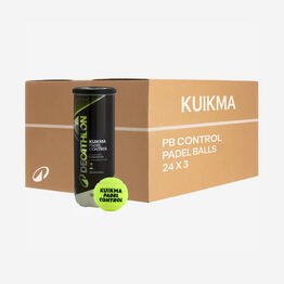Carton 24 tubes de 3 balles de padel pressurisées- Kuikma Control
