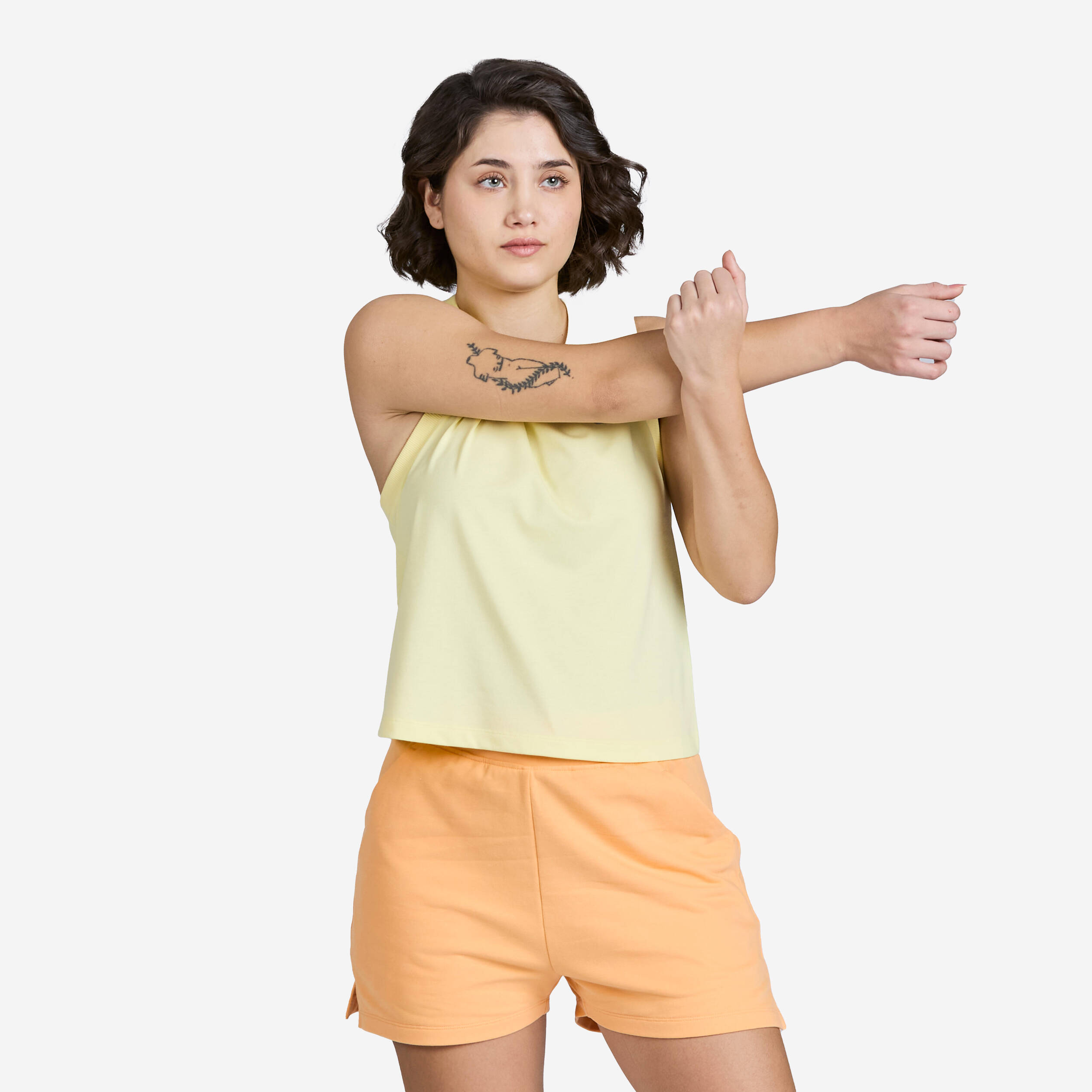 Women's Fitness Shorts with Pocket 520 - Orange