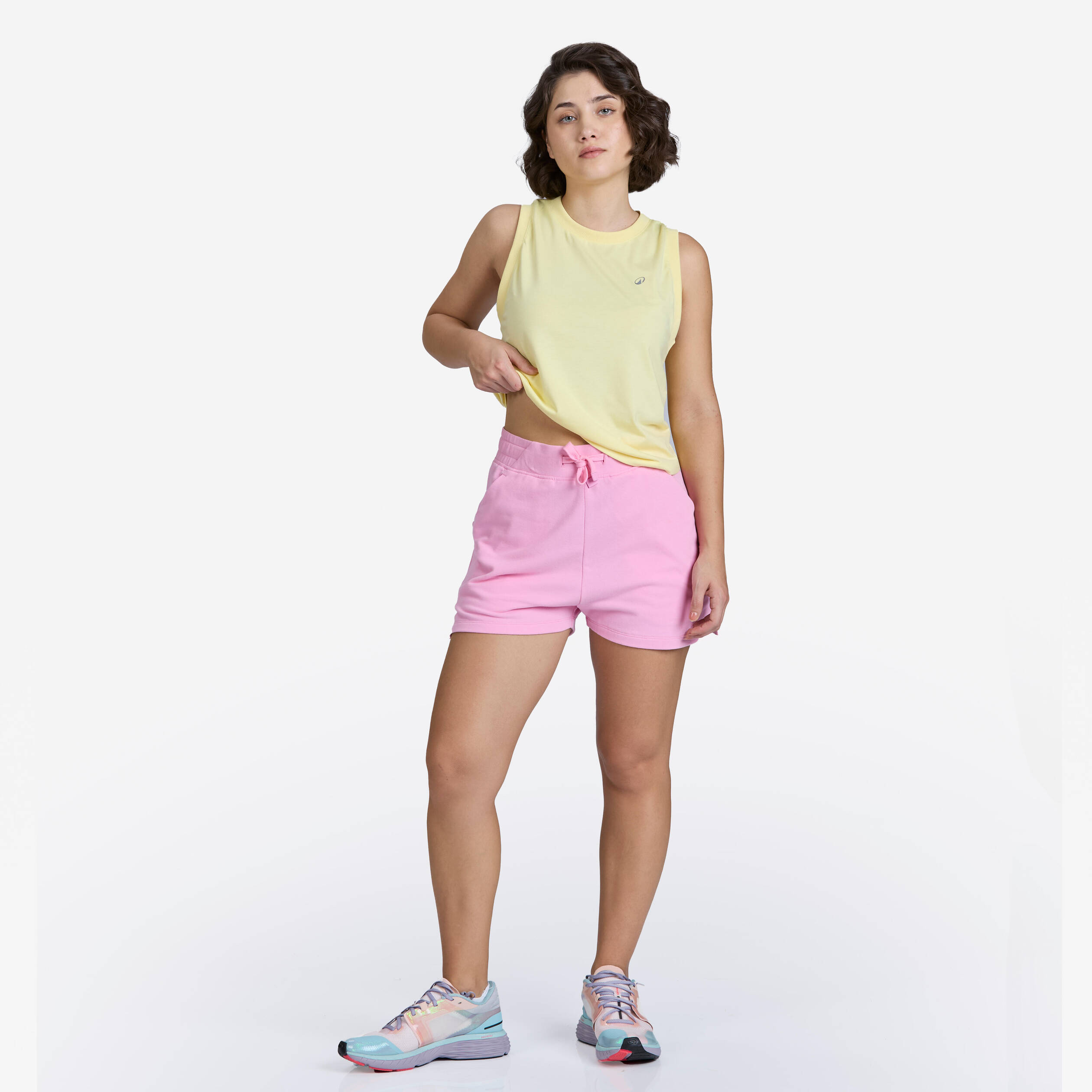 Women's Fitness Shorts with Pocket 520 - Begonia Pink