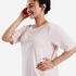 Crew Neck Soft Yoga Women's Kurti - Light Medium Pink