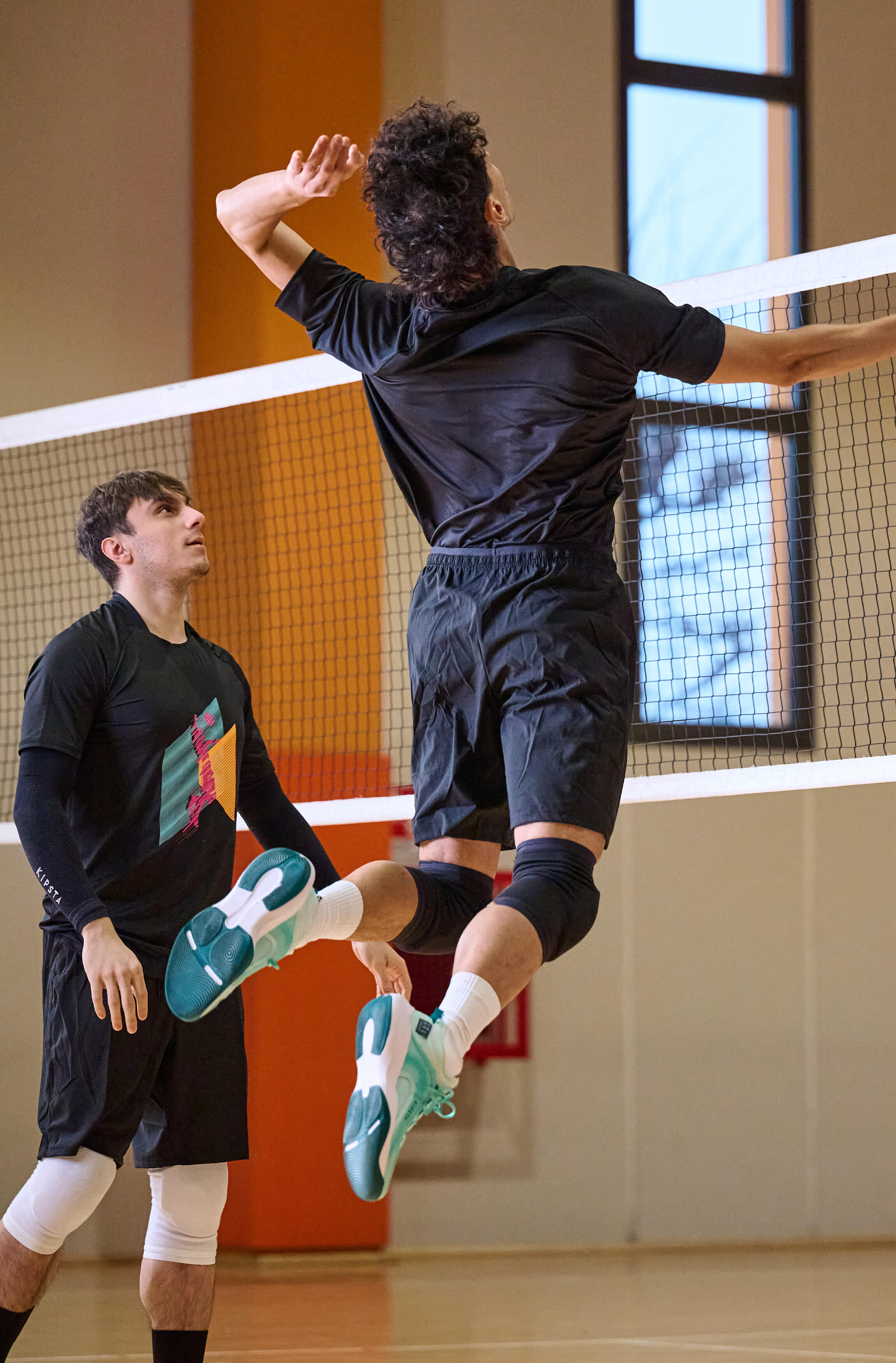 Damen/Herren Volleyballschuhe - Stability 500 grün 9/9