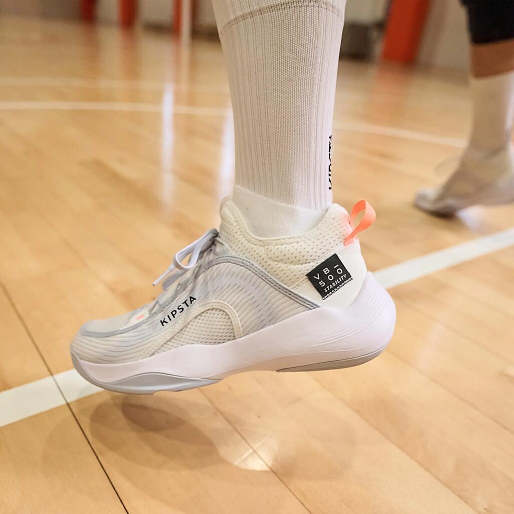 Bele patike za odbojku STABILITY 500