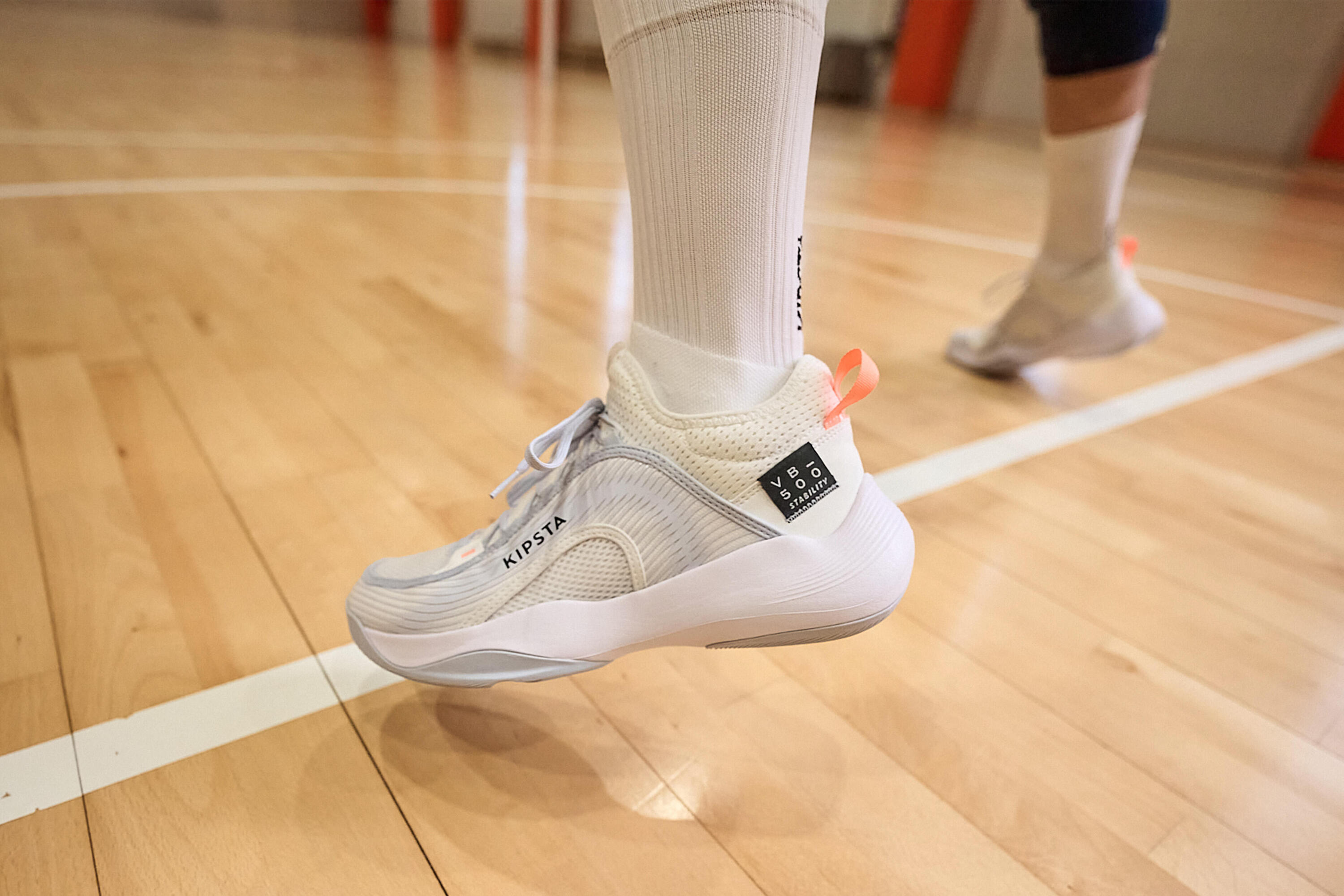 Chaussures de Volley Stability 500 - Blanc 5/12