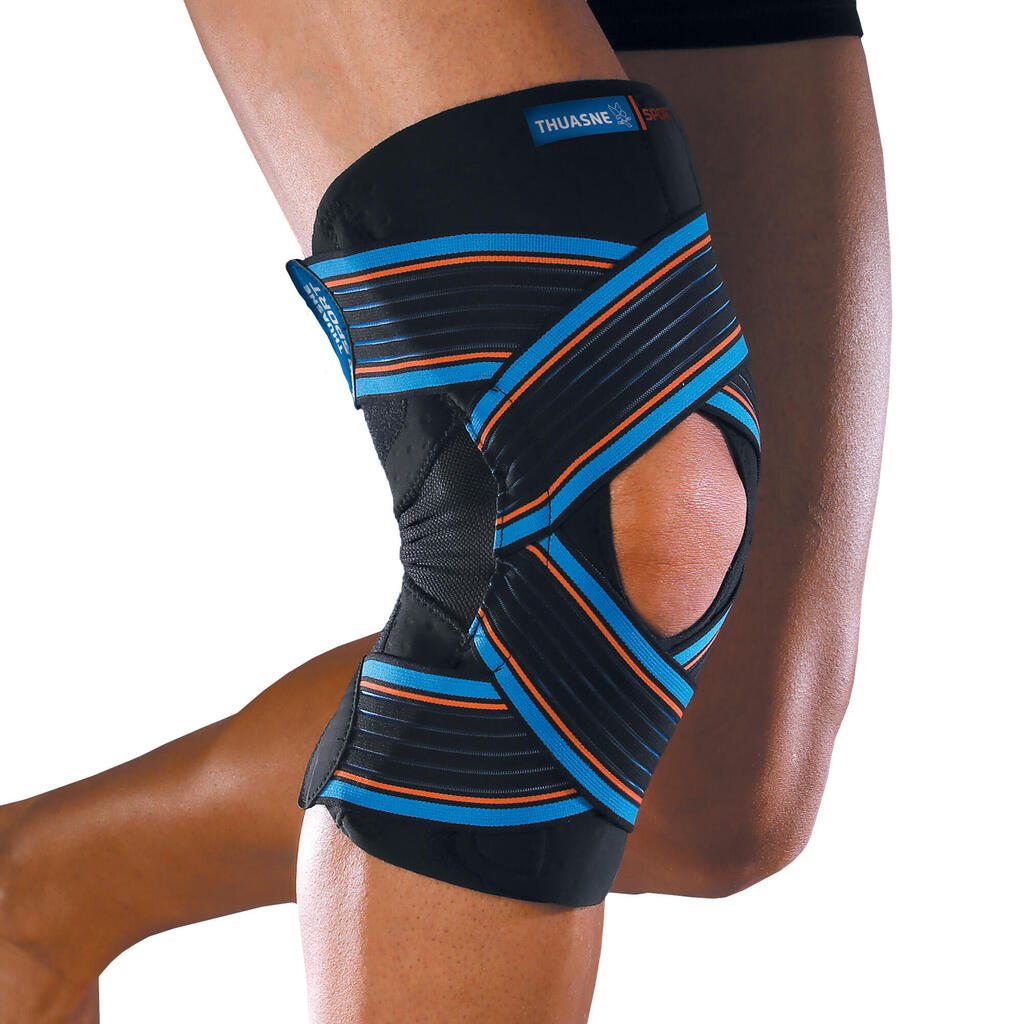 Level 5 open strapping right or left knee support