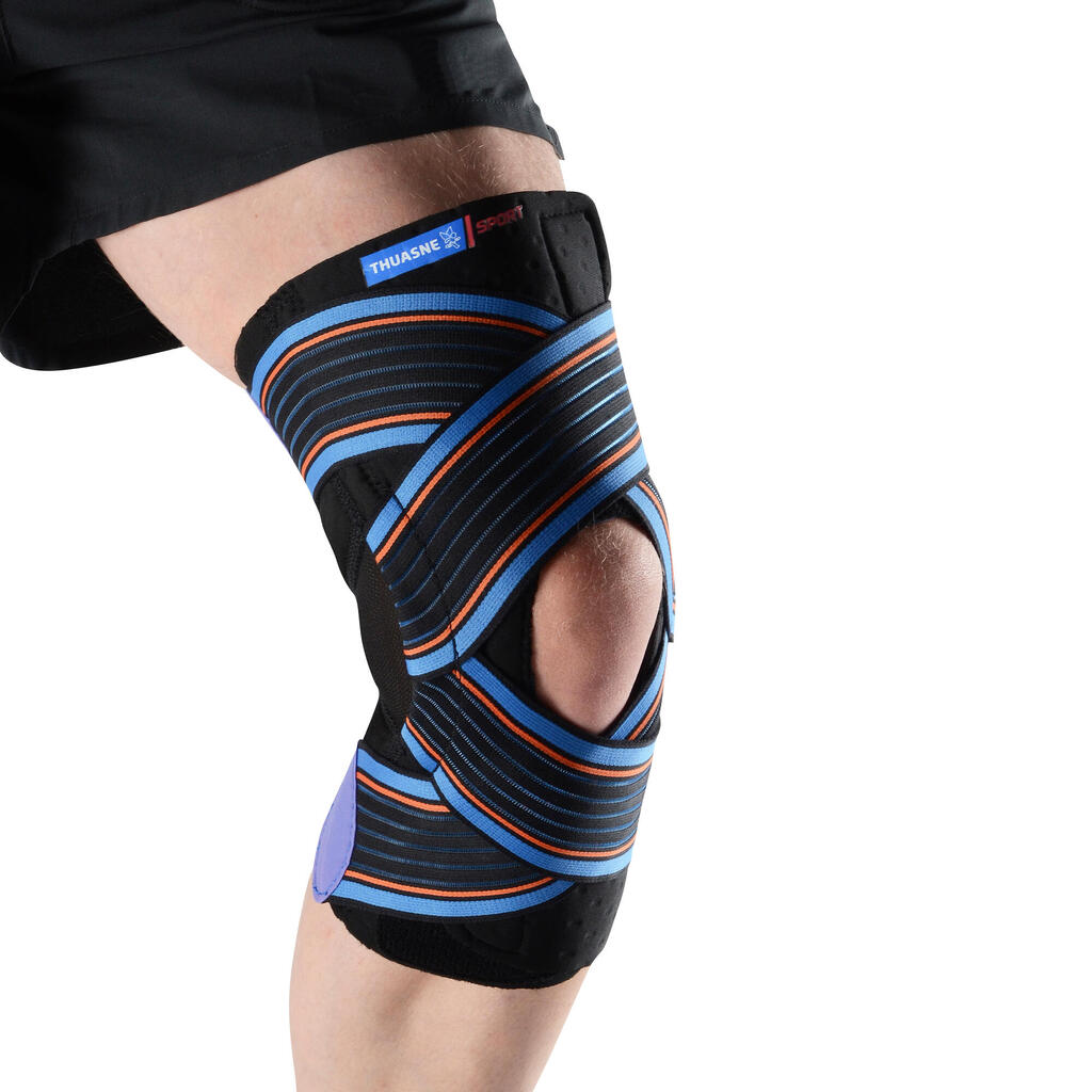 Level 5 open strapping right or left knee support