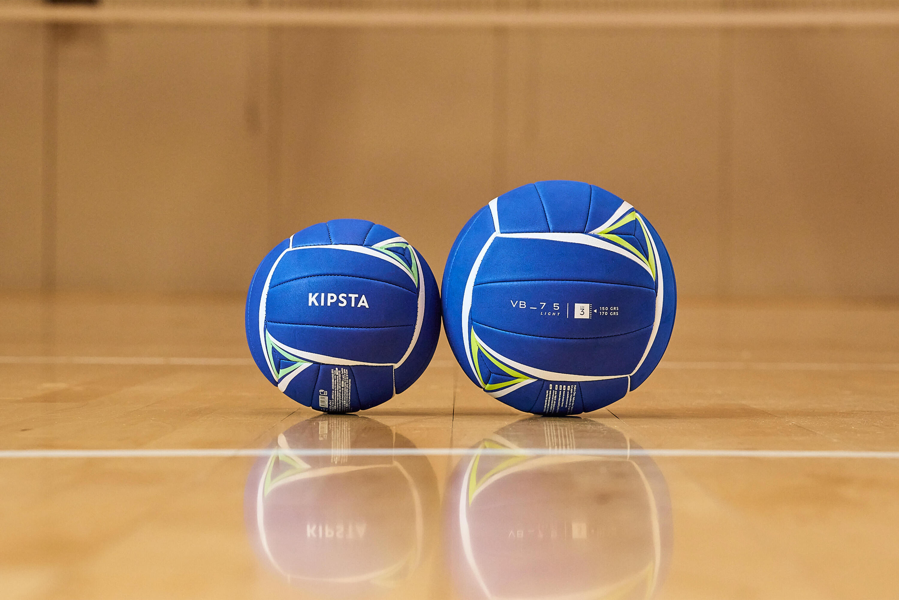 Pallone pallavolo taglia 3 blu 2/5