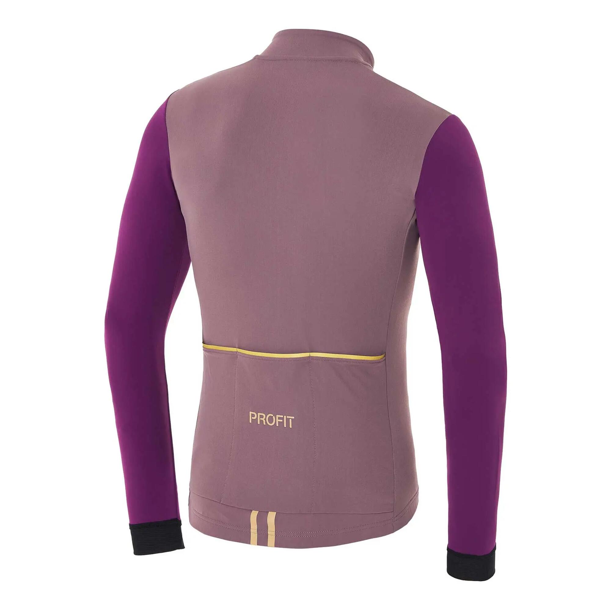 Maillot ciclismo manga larga hombre Spiuk Profit Ultralight Morado 2/3
