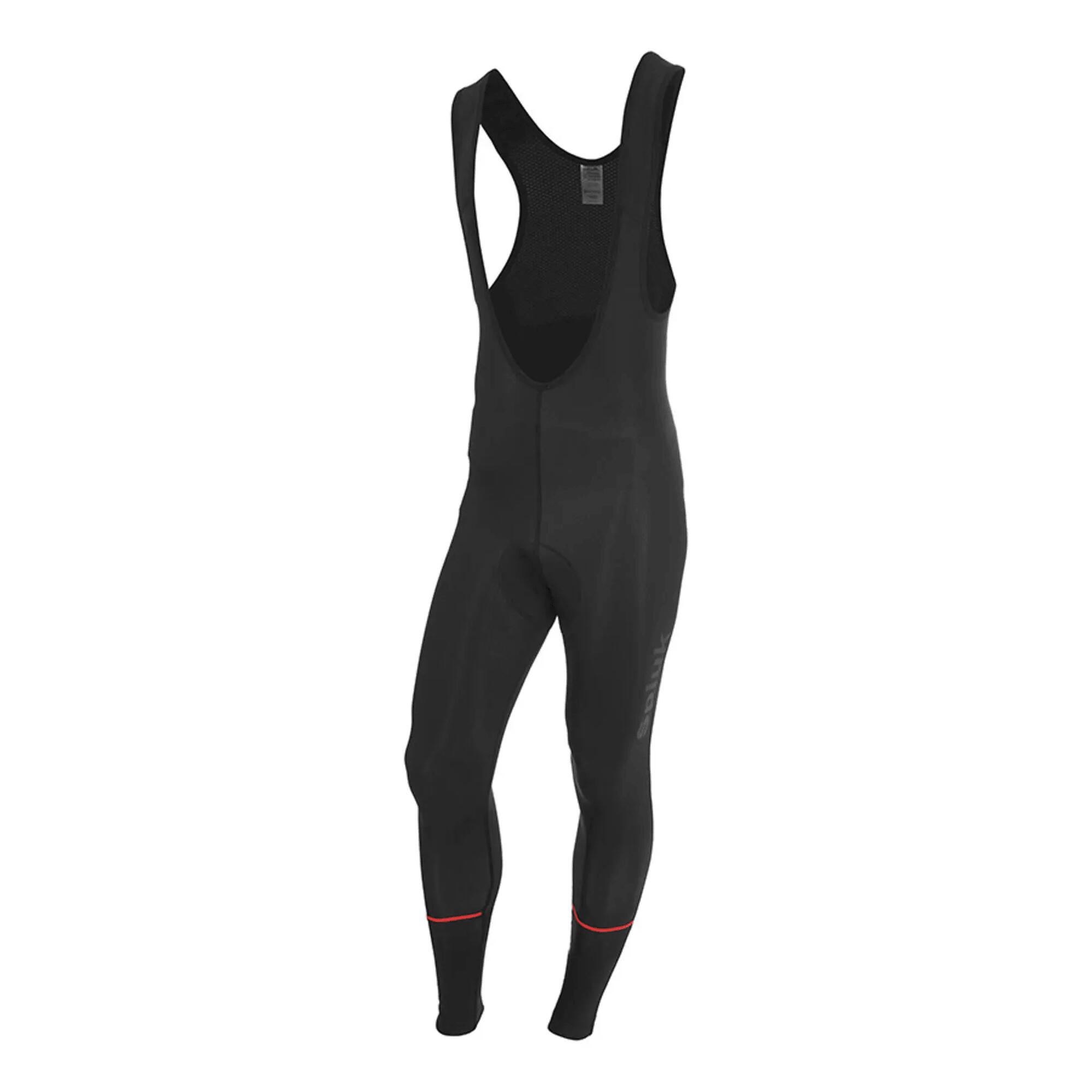 SPIUK Culotte ciclismo largo hombre Spiuk Anatomic Negro/rojo