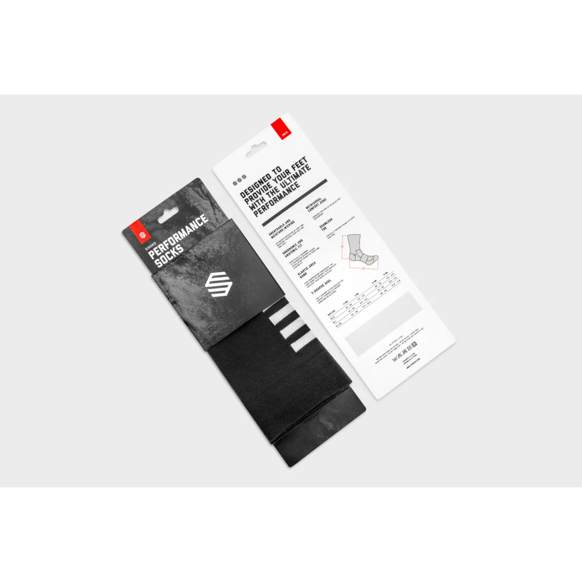 Calcetines ciclismo Siroko S1 Black Kapelmuur 3/4