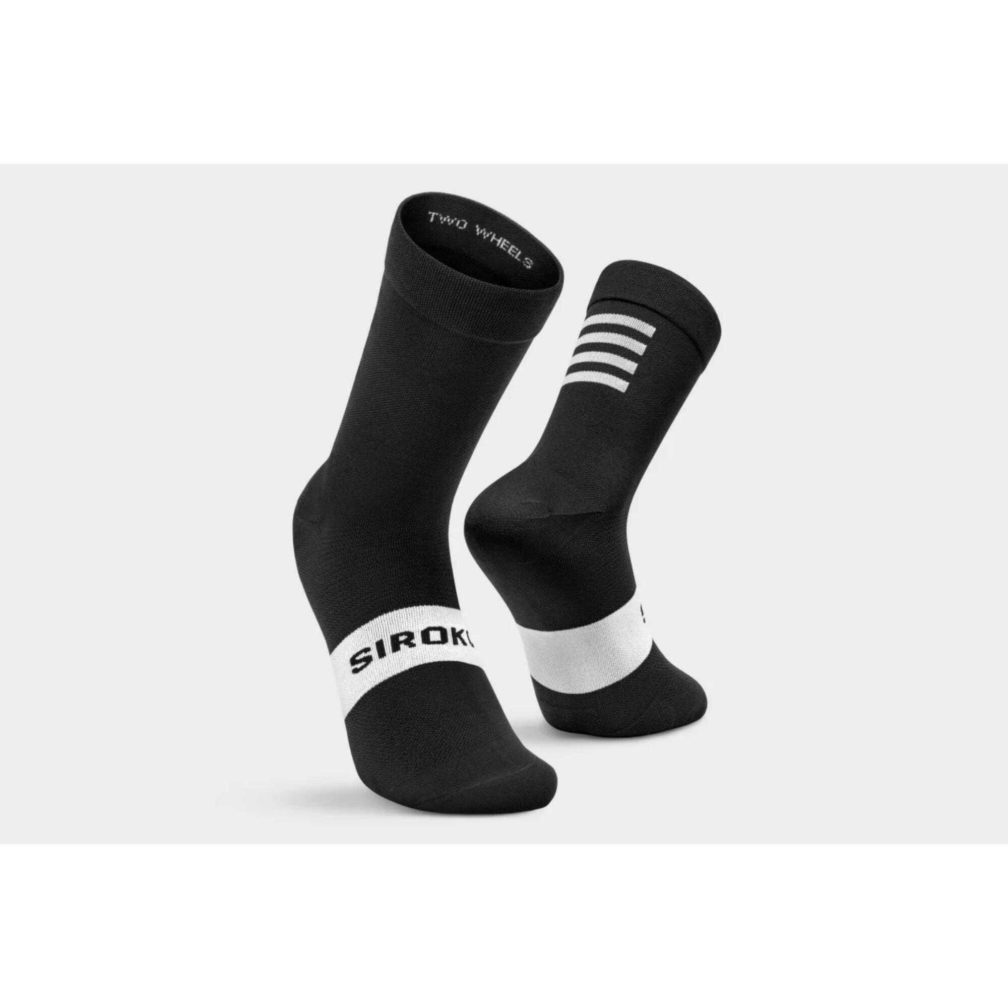 Calcetines ciclismo Siroko S1 Black Kapelmuur 1/4