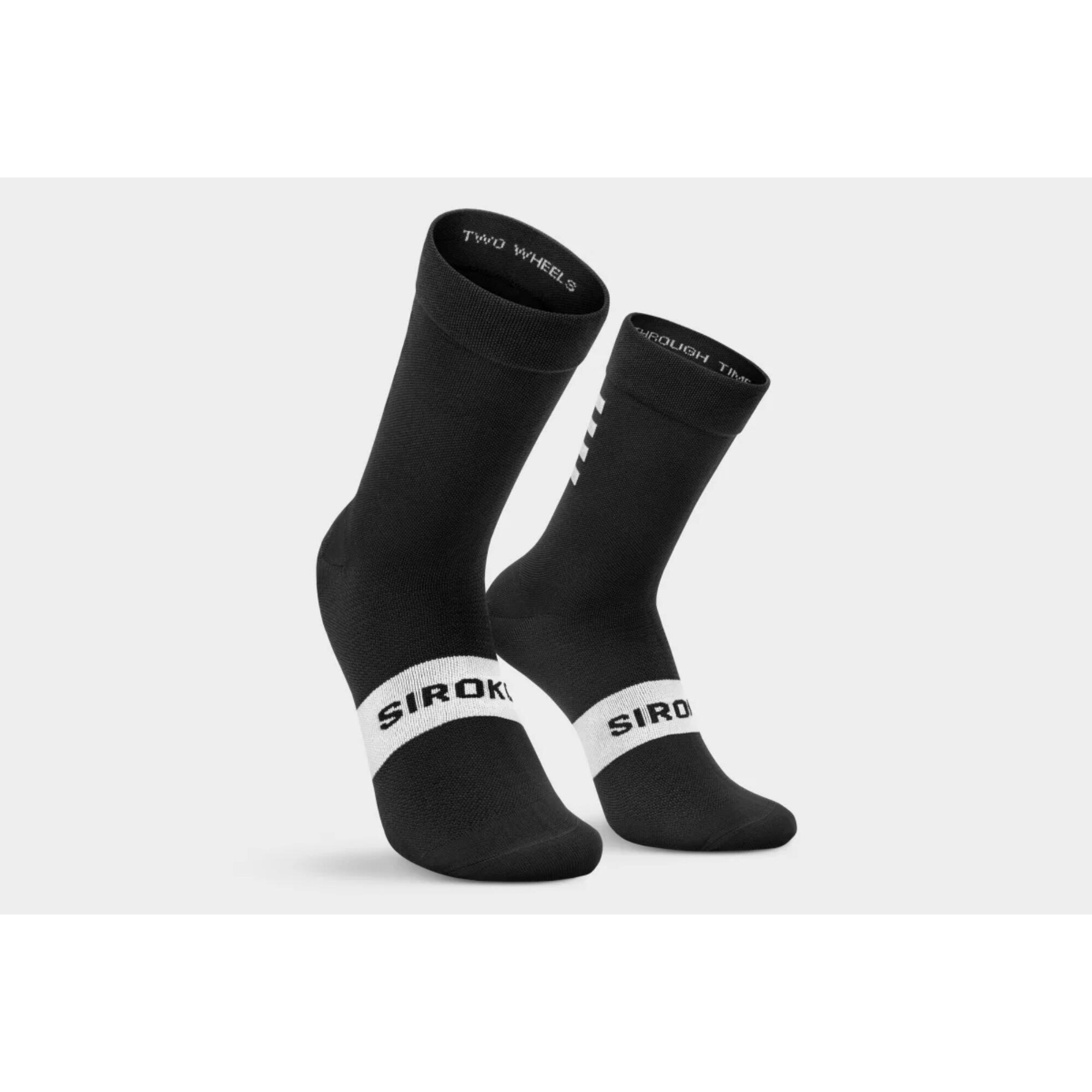 Calcetines ciclismo Siroko S1 Black Kapelmuur 2/4