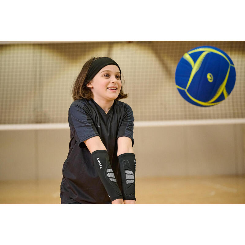 Ballon de volley-ball - vb500 soft 230/250 g bleu et jaune