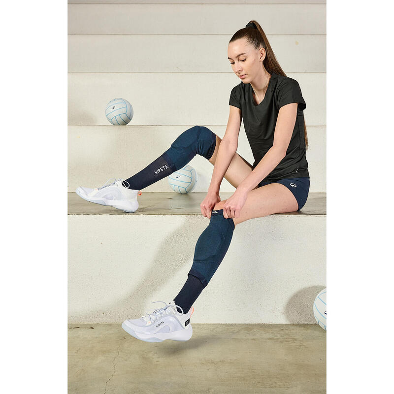 Joelheiras de Voleibol VKP500 Azul Marinho